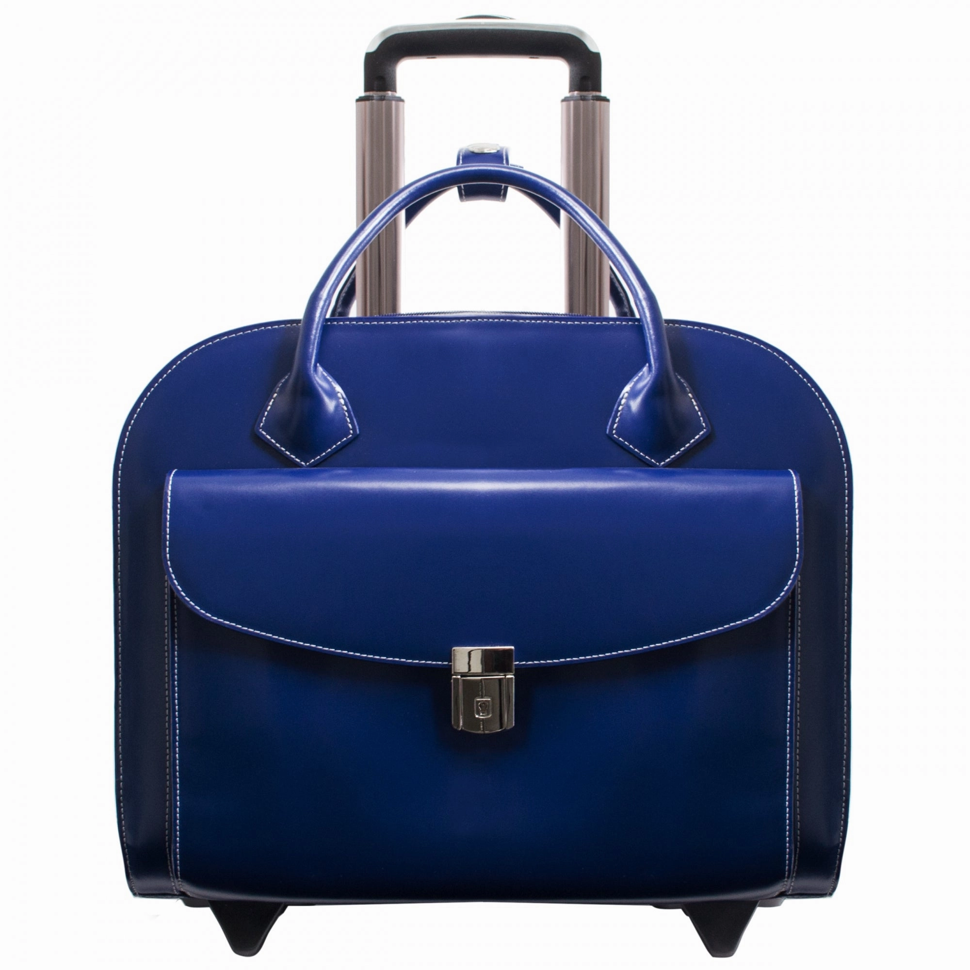 McKlein USA Granville Leather 15.4" Wheeled Ladies' Laptop Case