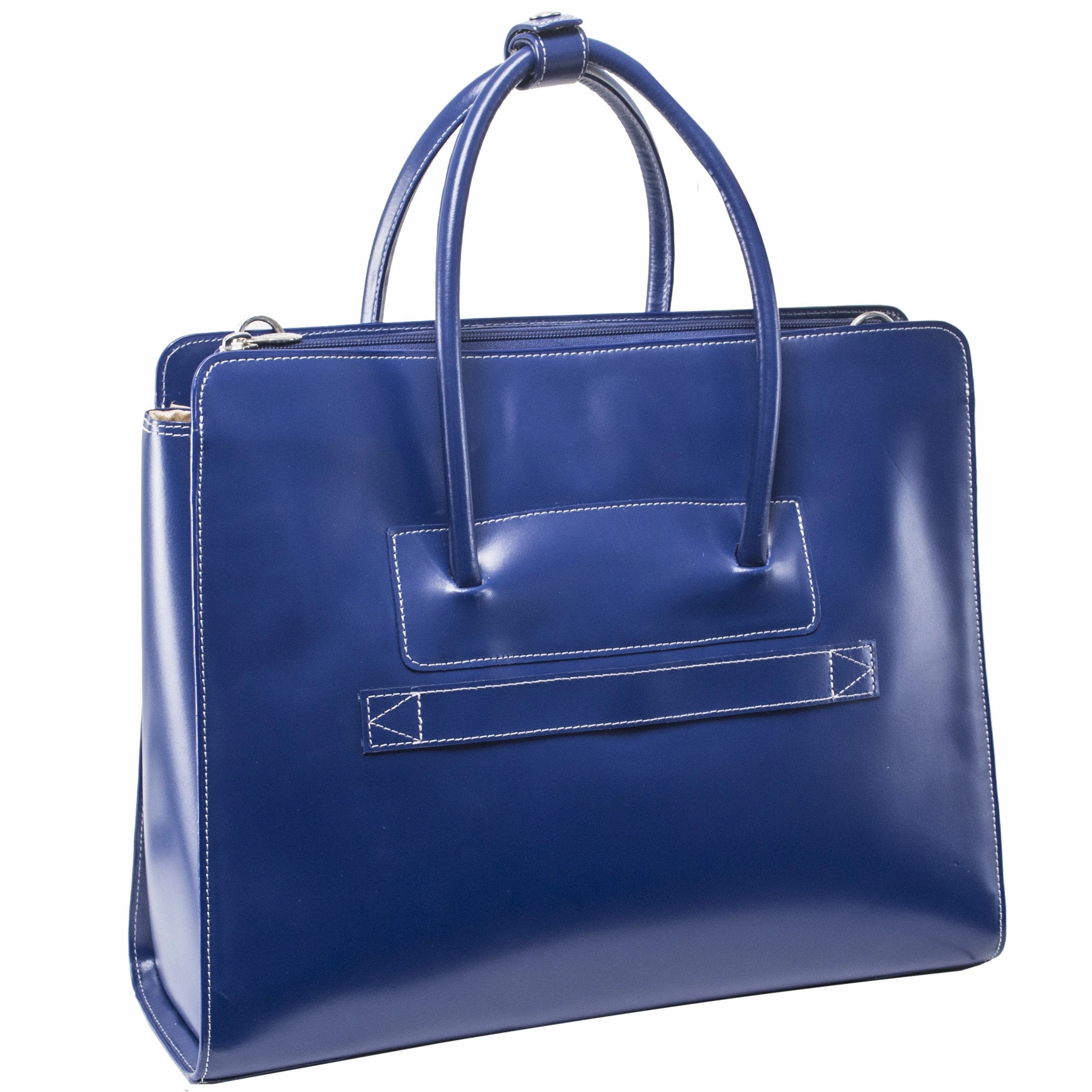 McKlein USA Lake Forest 15.4" Leather Ladies' Laptop Briefcase w/ Removable Sleeve