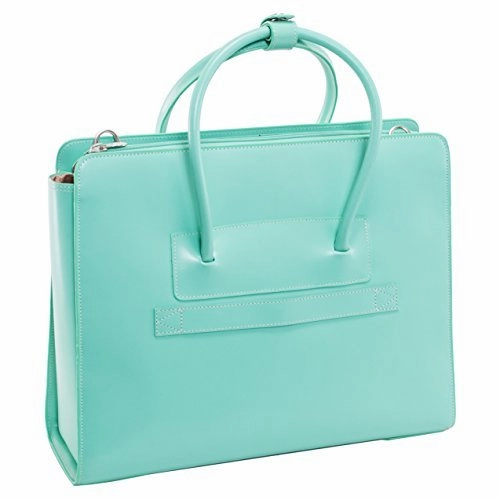 McKlein USA Lake Forest 15.4" Leather Ladies' Laptop Briefcase w/ Removable Sleeve