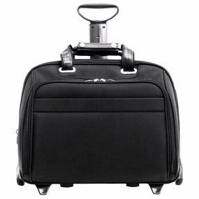 McKlein USA Midway 15.6" Nylon Detachable Wheeled Laptop Briefcase