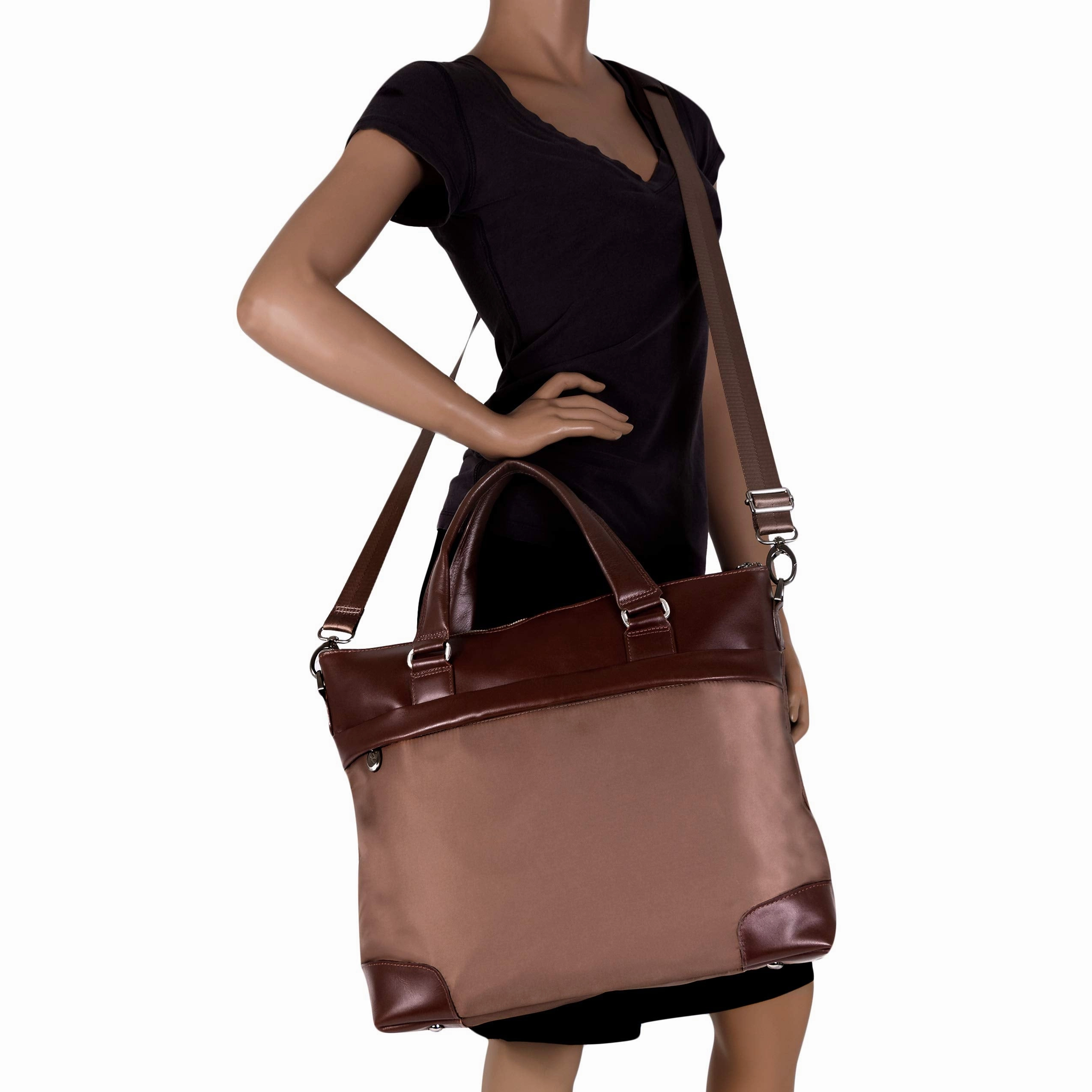 McKlein USA N Series Eastward 15" Nylon Slim Laptop Briefcase