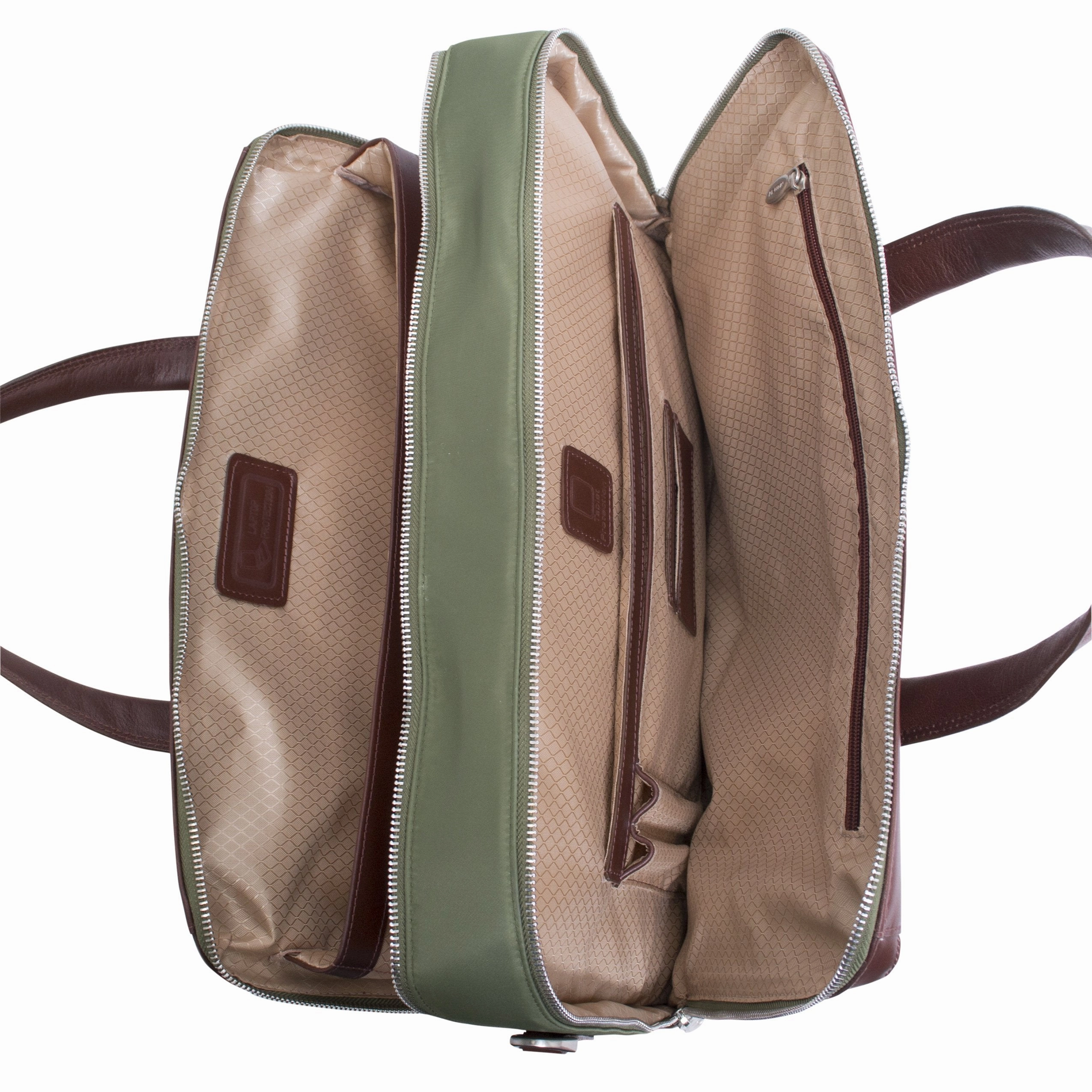 McKlein USA N Series Harpswell 17" Nylon Dual Compartment Laptop Briefcase