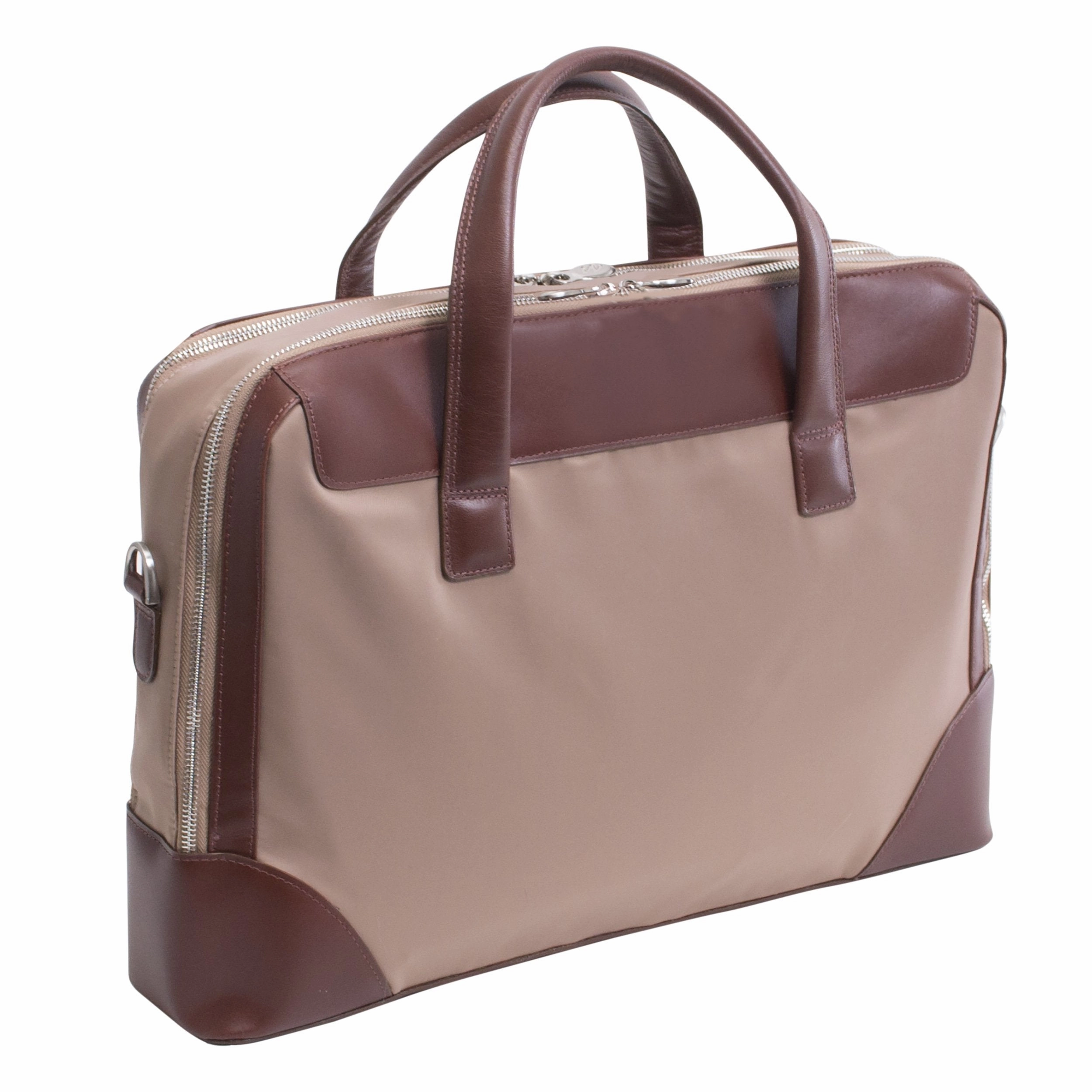 McKlein USA N Series Harpswell 17" Nylon Dual Compartment Laptop Briefcase