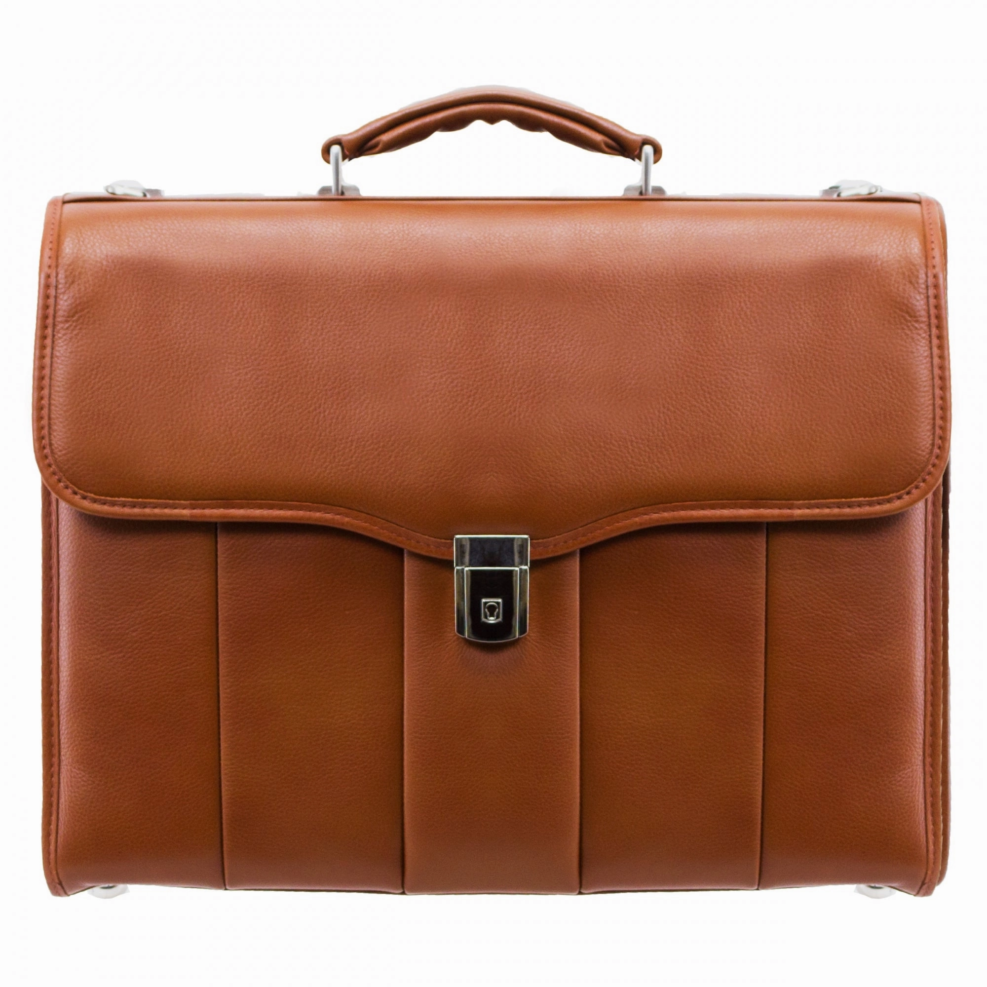 McKlein USA North Park 15.4" Leather Executive Laptop Briefcase