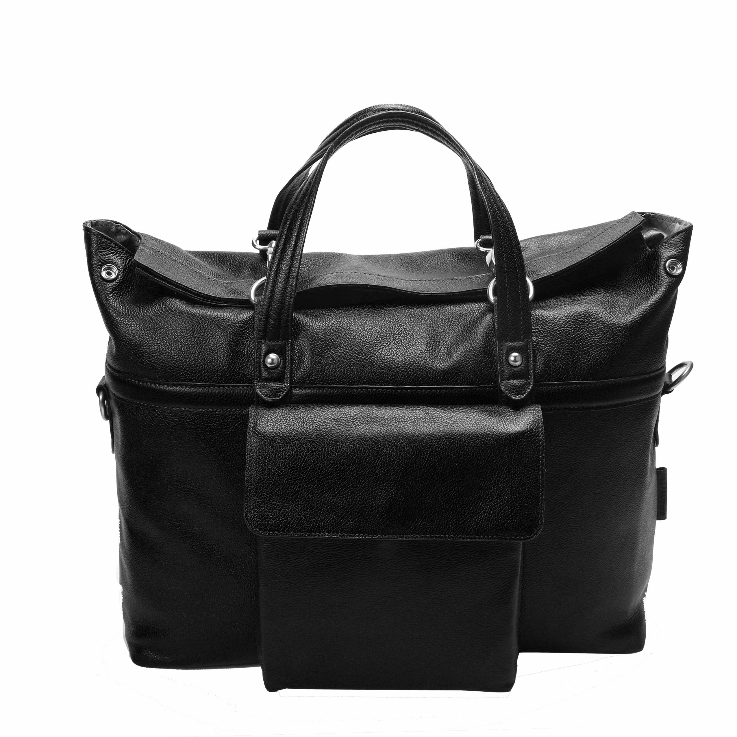 McKlein USA S Series Edgefield 17" Leather Roll Top Laptop Briefcase