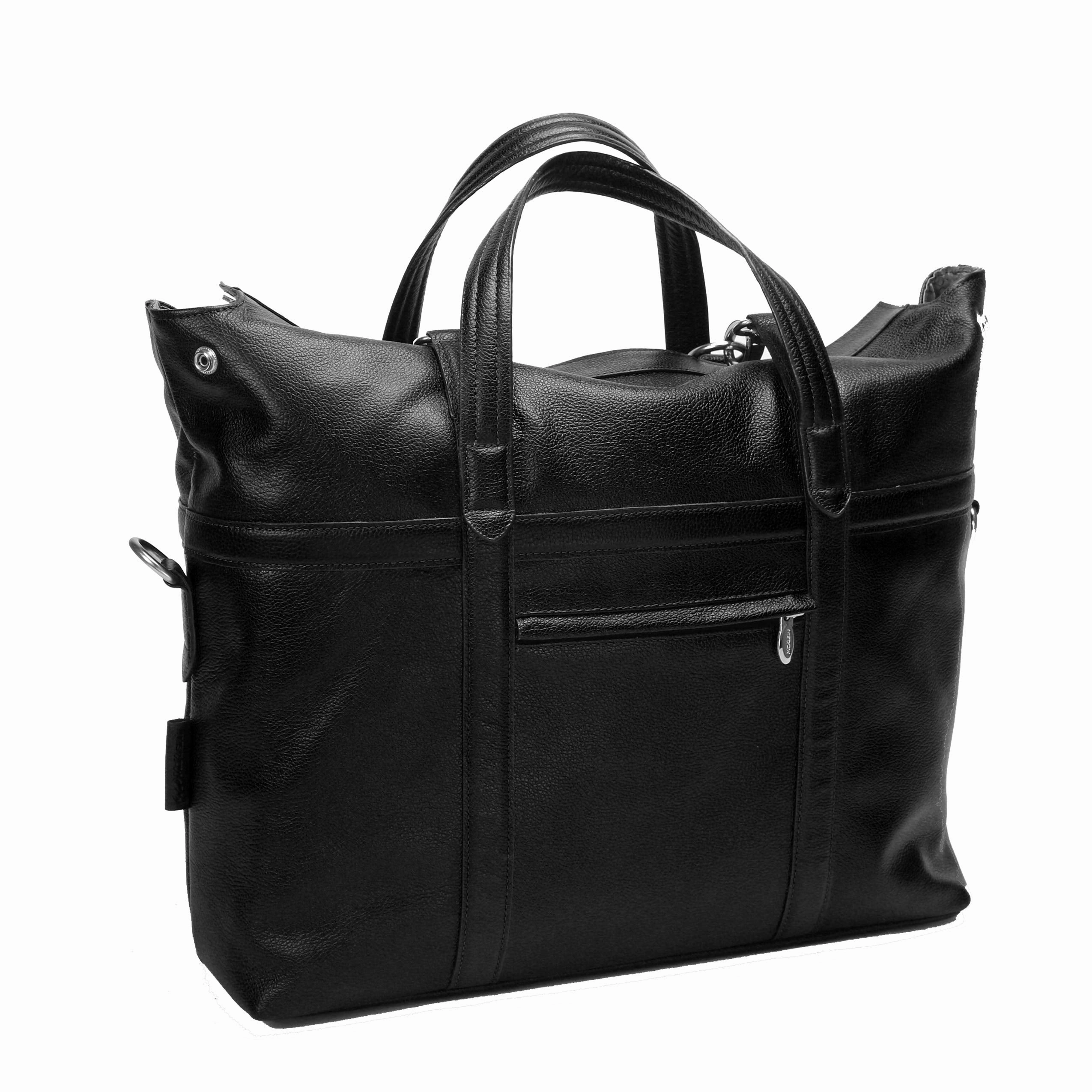 McKlein USA S Series Edgefield 17" Leather Roll Top Laptop Briefcase