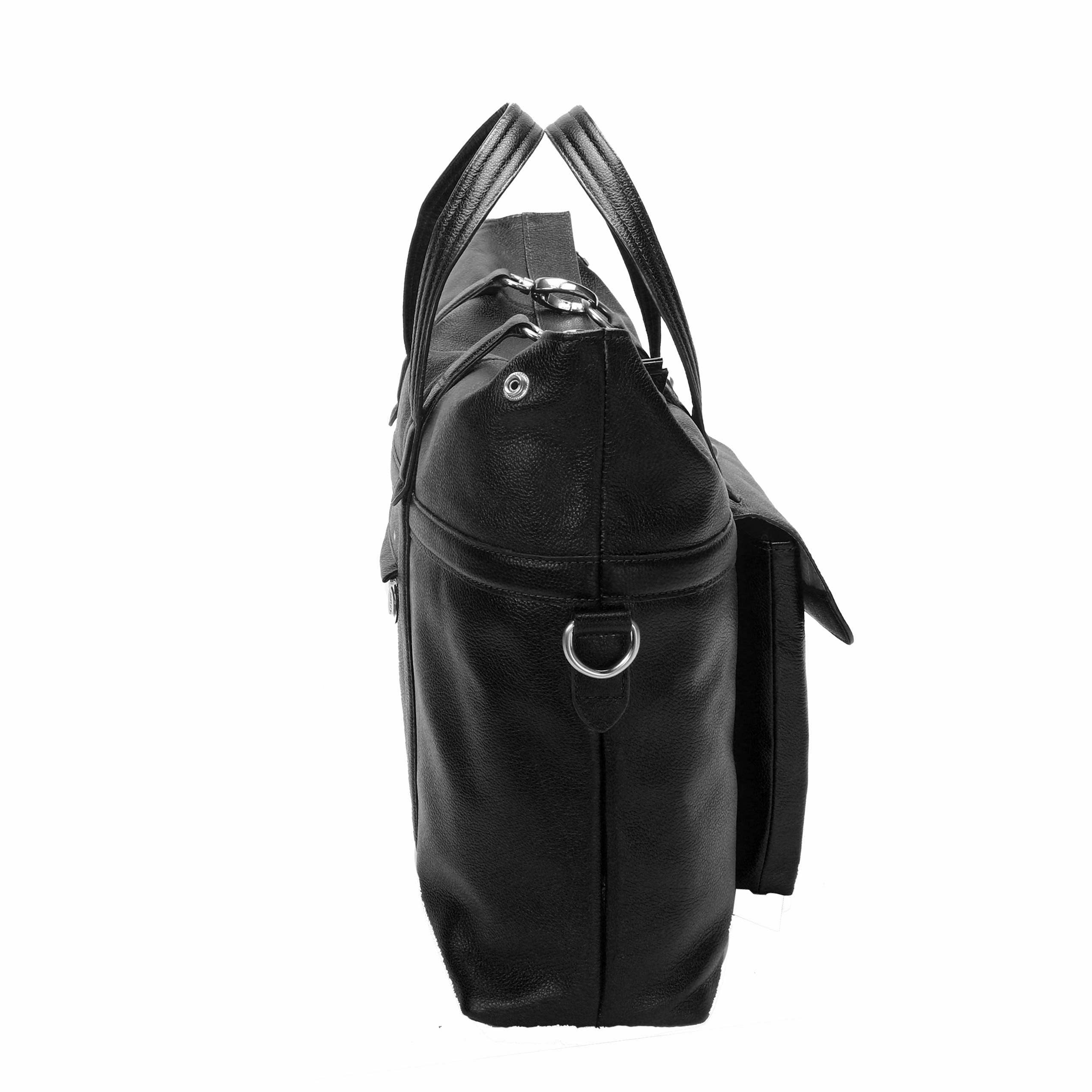 McKlein USA S Series Edgefield 17" Leather Roll Top Laptop Briefcase