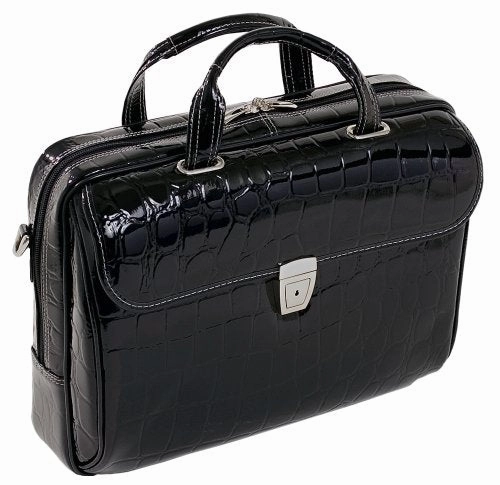 McKlein USA Siamod Ignoto 15.6" Leather Large Ladies Laptop Briefcase