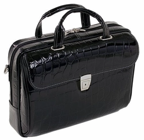 McKlein USA Siamod Ignoto 15.6" Leather Large Ladies Laptop Briefcase