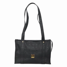 MCM Visetos Canvas Shoulder Bag (Pre-Owned)