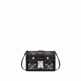 MCM Women's Tracy Shoulder Bag in Studded Bandana Visetos