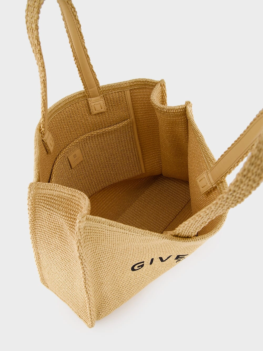 Medium G-Tote Bag in Raffia
