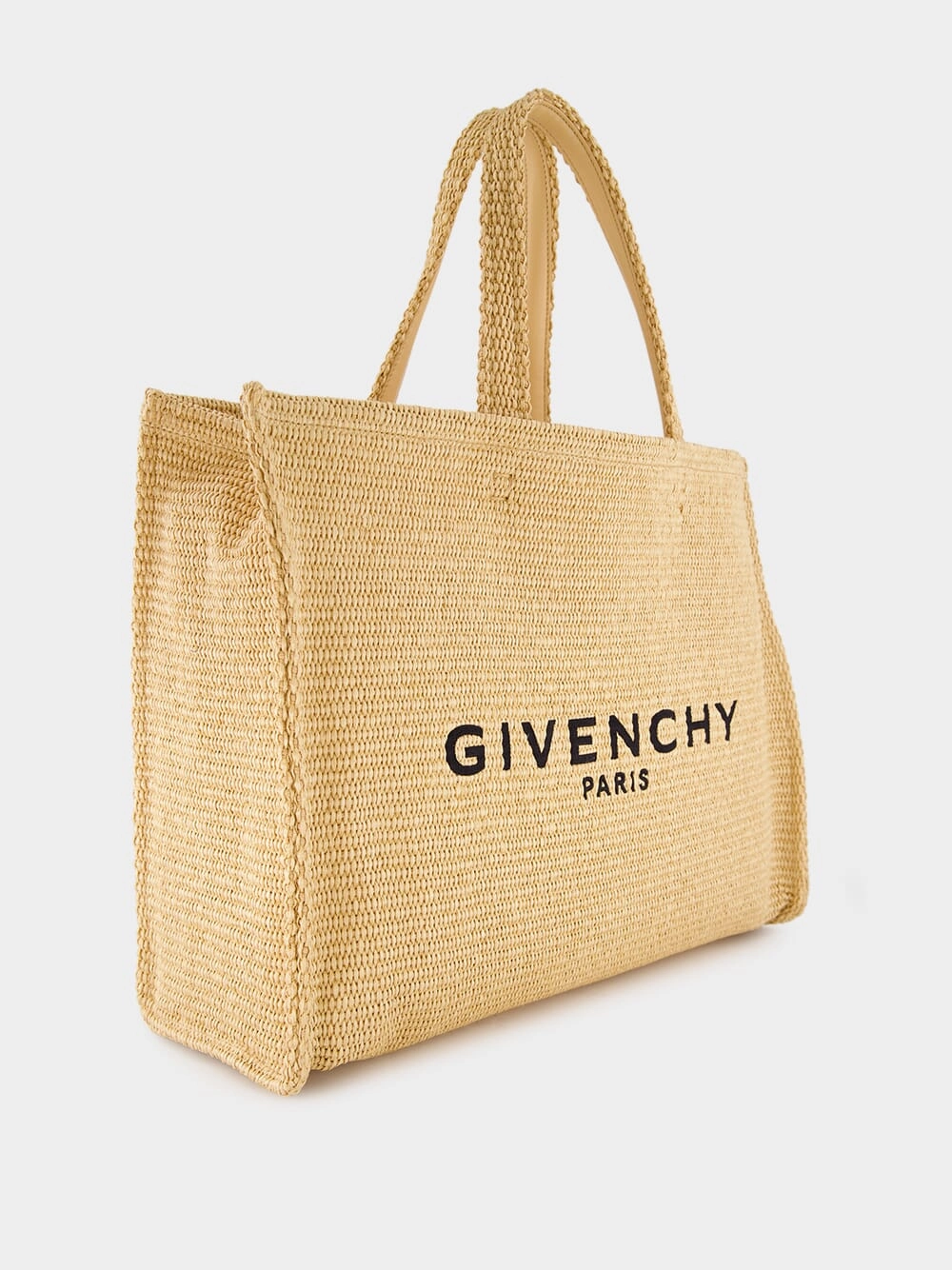 Medium G-Tote Bag in Raffia
