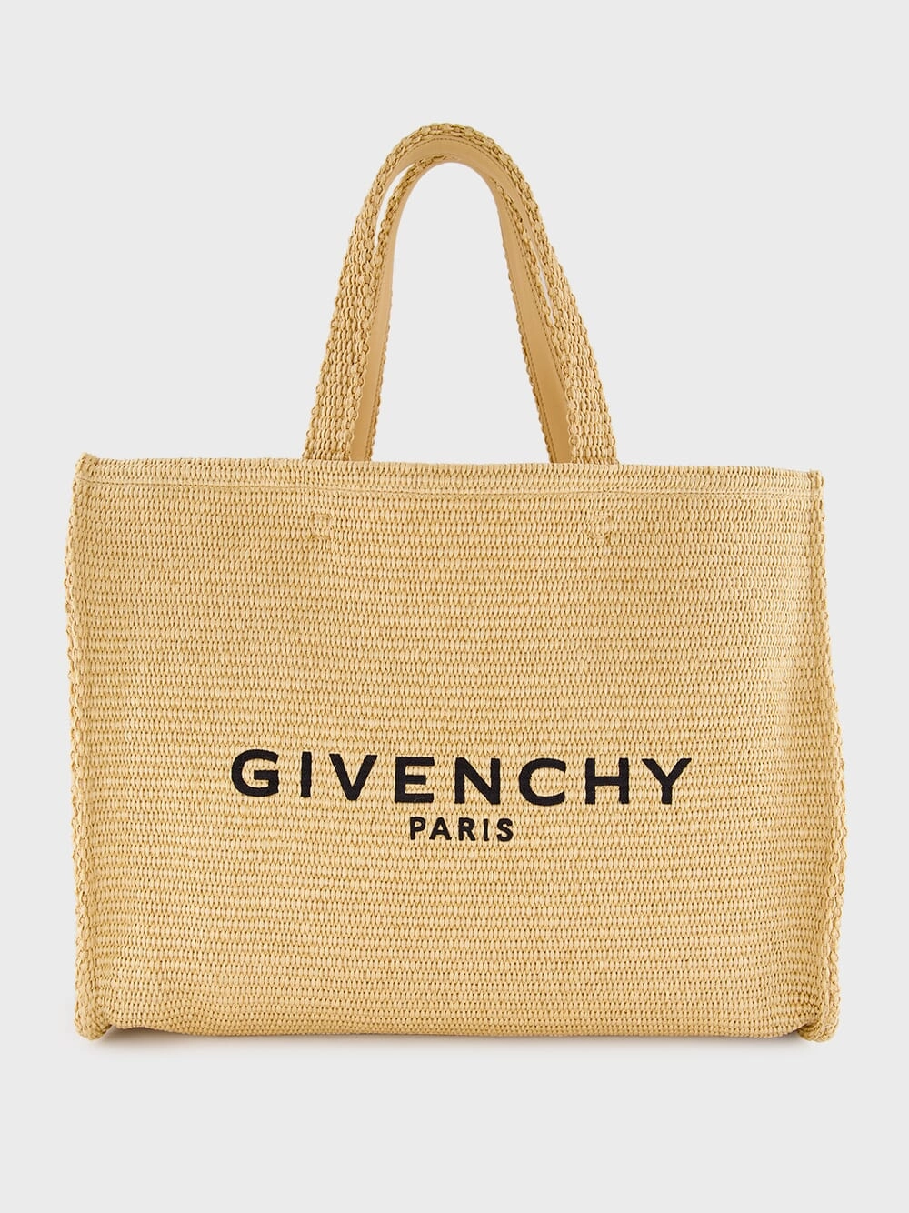 Medium G-Tote Bag in Raffia