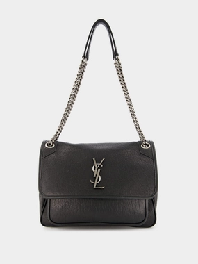 Medium Niki Leather Shoulder Bag