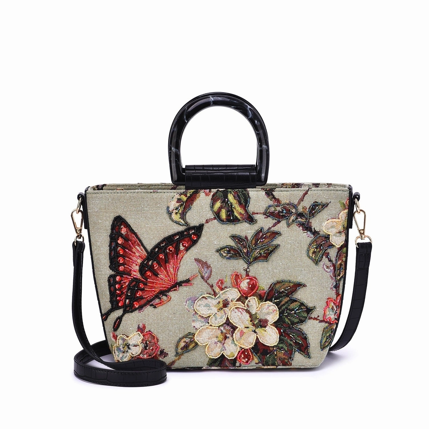 Mellow World Daphne Hand-Beaded Crossbody Bag.