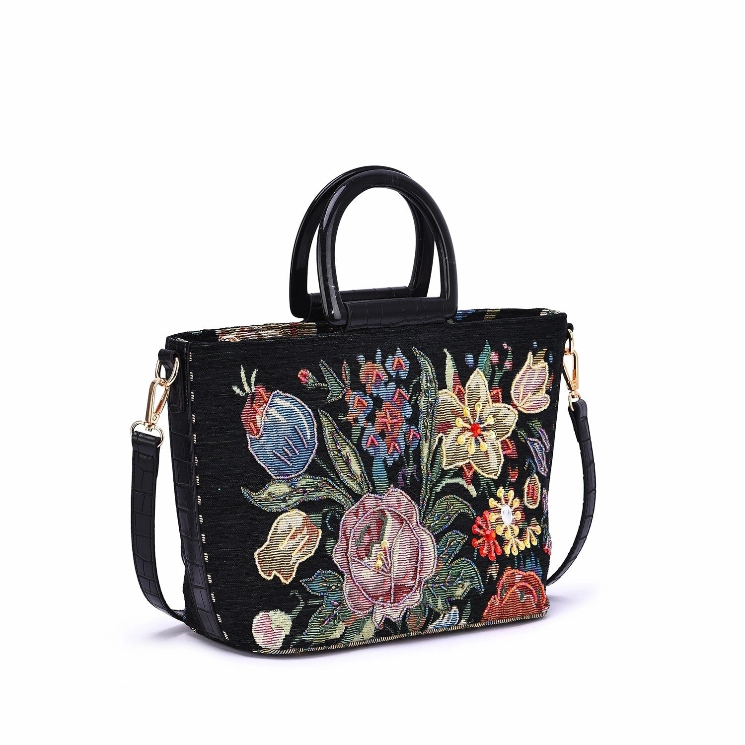 Mellow World Daphne Hand-Beaded Crossbody Bag.