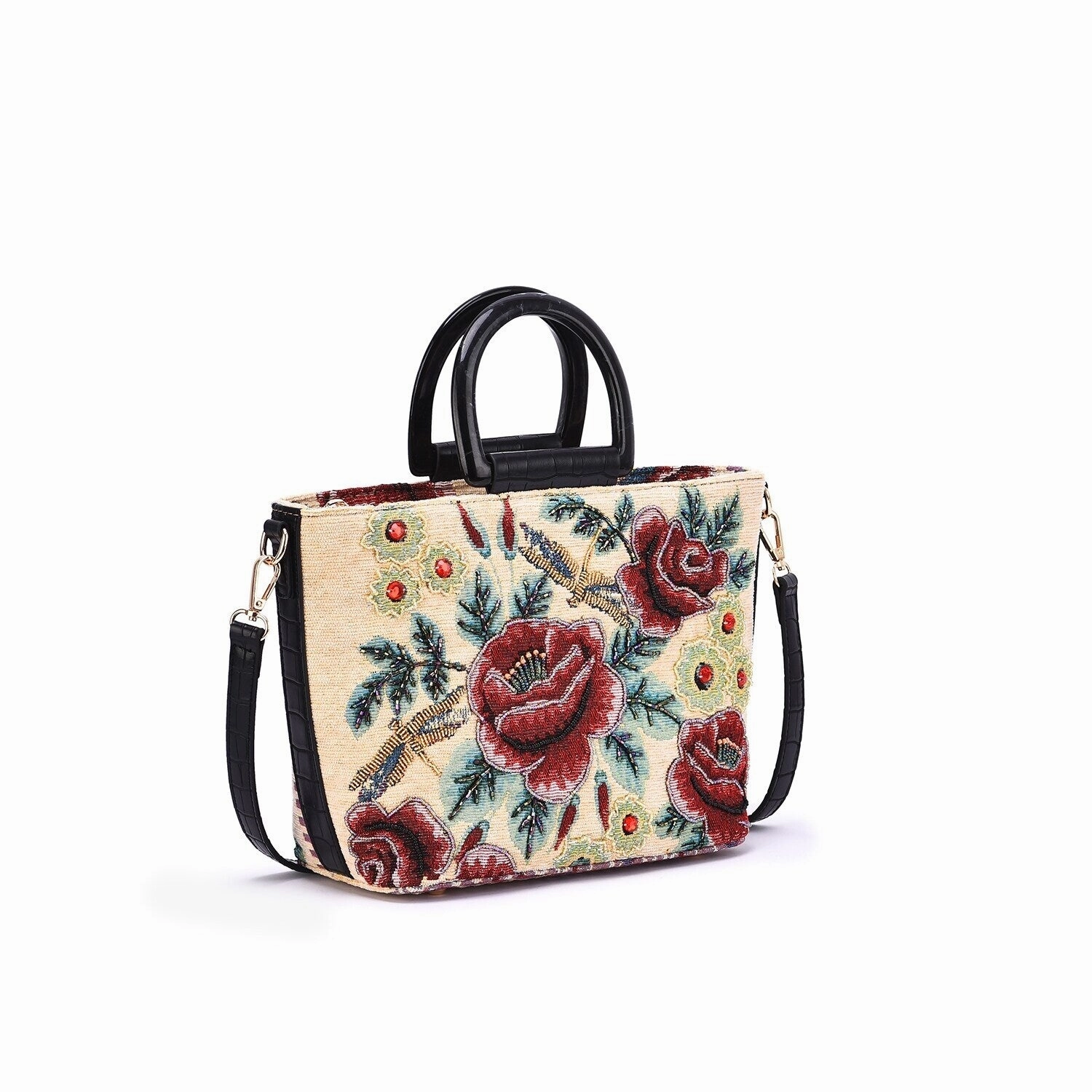 Mellow World Daphne Hand-Beaded Crossbody Bag.