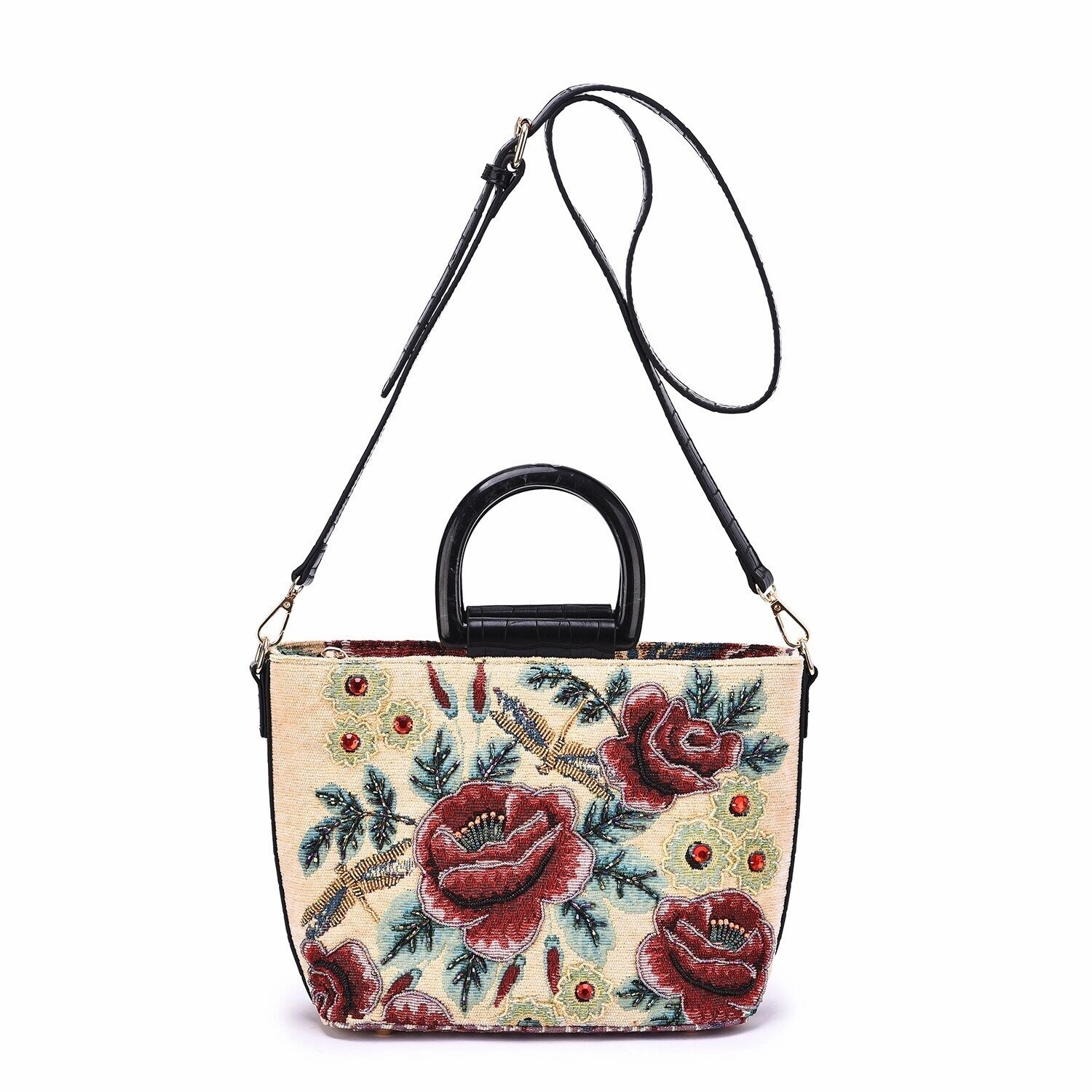Mellow World Daphne Hand-Beaded Crossbody Bag.