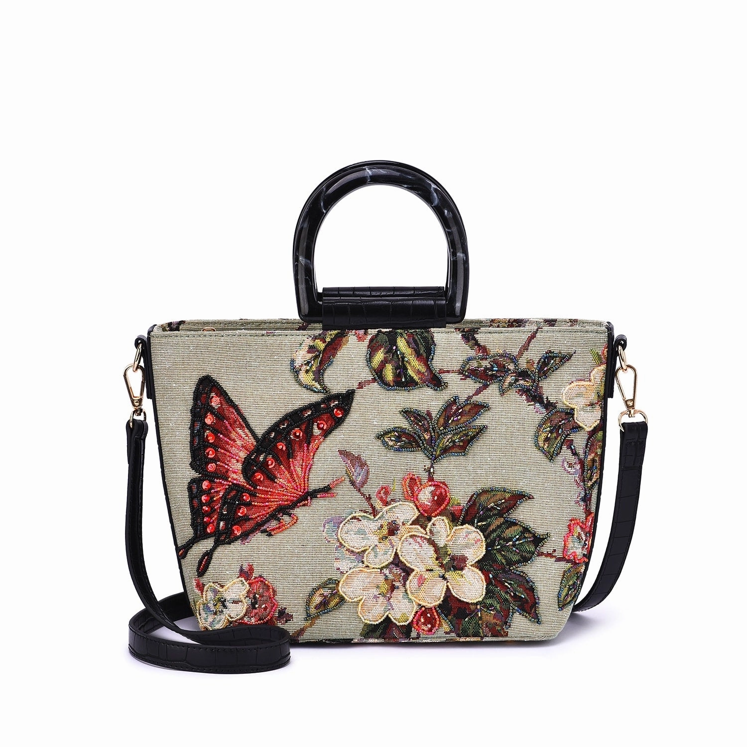 Mellow World Daphne Hand-Beaded Crossbody Bag.