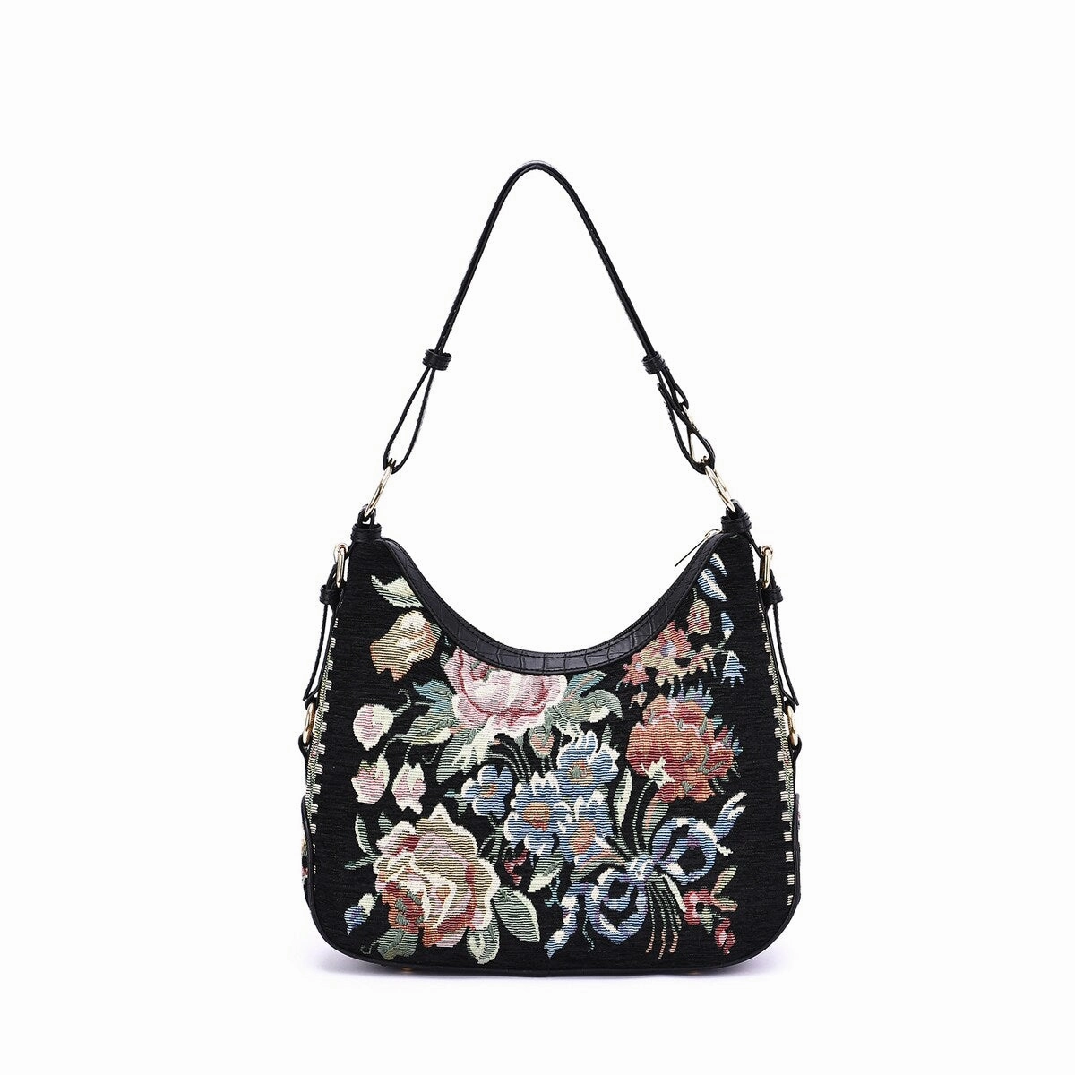 Mellow World Flower Shop Hand Beaded Convertible Shoulder Bag