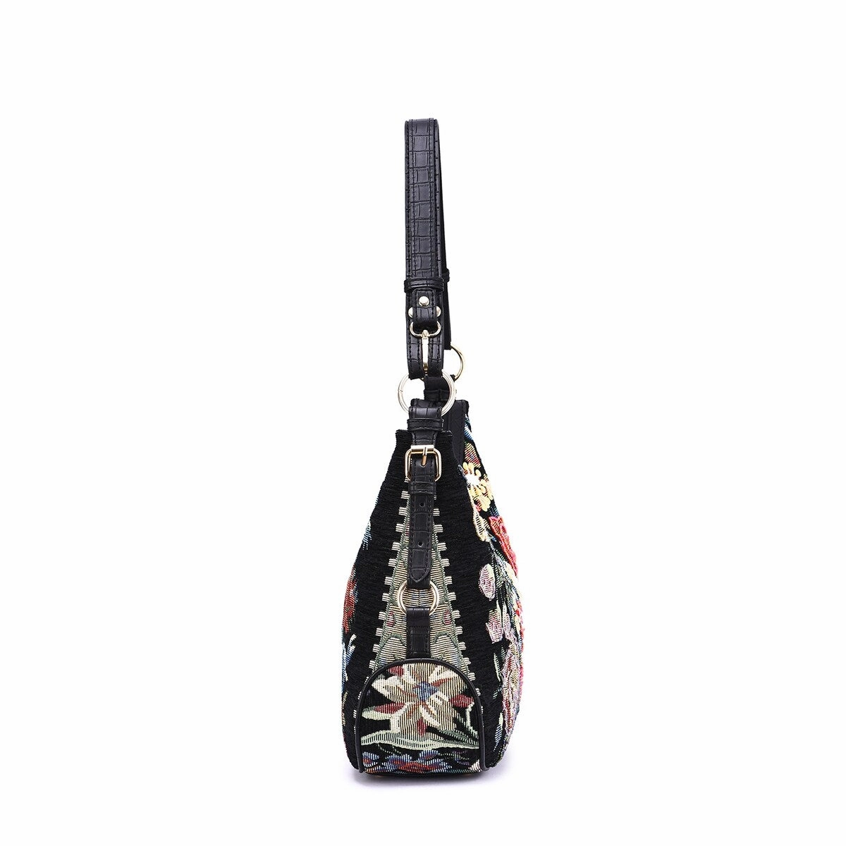 Mellow World Flower Shop Hand Beaded Convertible Shoulder Bag