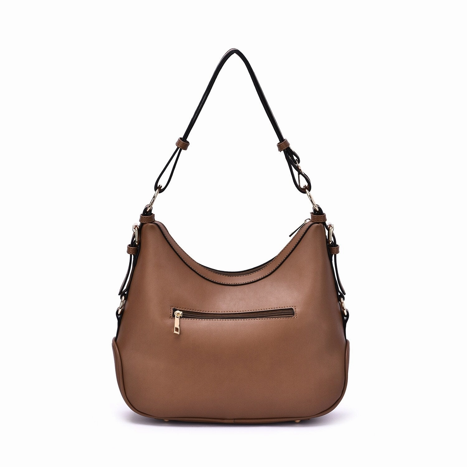 Mellow World Iga Rococo Style Leaf Pattern Hobo Bag with Adjustable Shoulder Strap