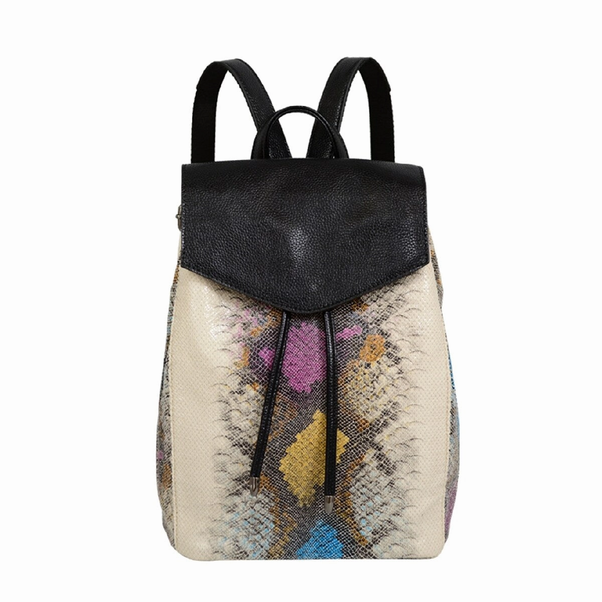 Mellow World Karai Imitation Snakeskin Embossed Backpack