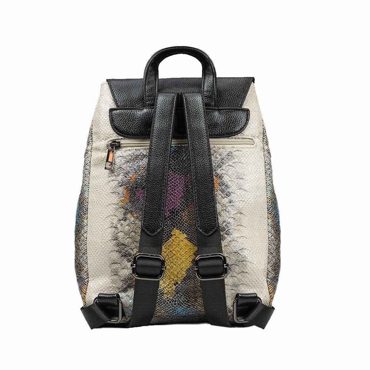 Mellow World Karai Imitation Snakeskin Embossed Backpack
