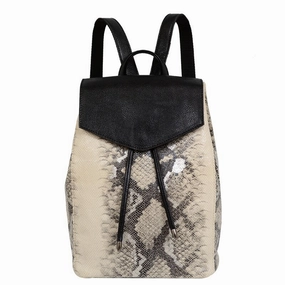 Mellow World Karai Imitation Snakeskin Embossed Backpack