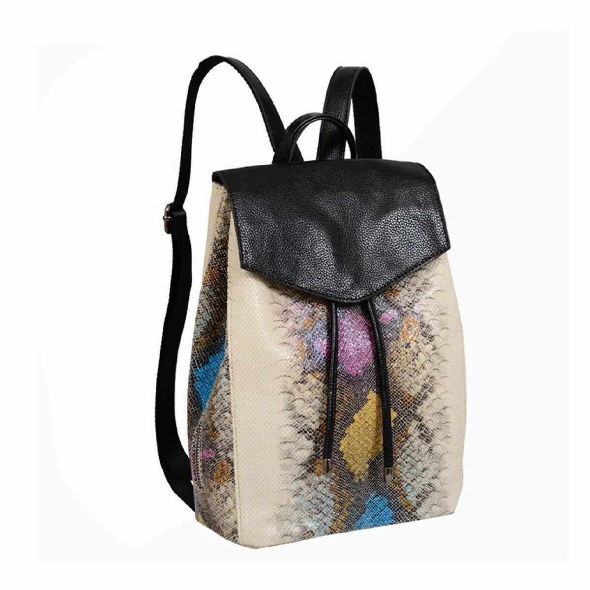 Mellow World Karai Imitation Snakeskin Embossed Backpack