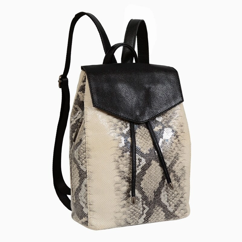 Mellow World Karai Imitation Snakeskin Embossed Backpack