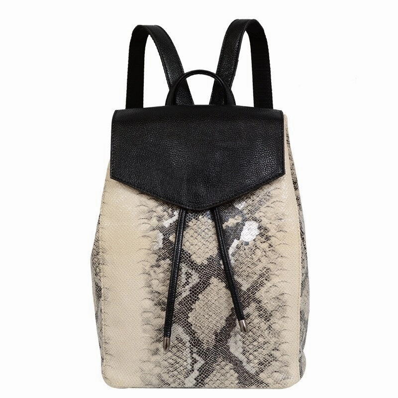 Mellow World Karai Imitation Snakeskin Embossed Backpack