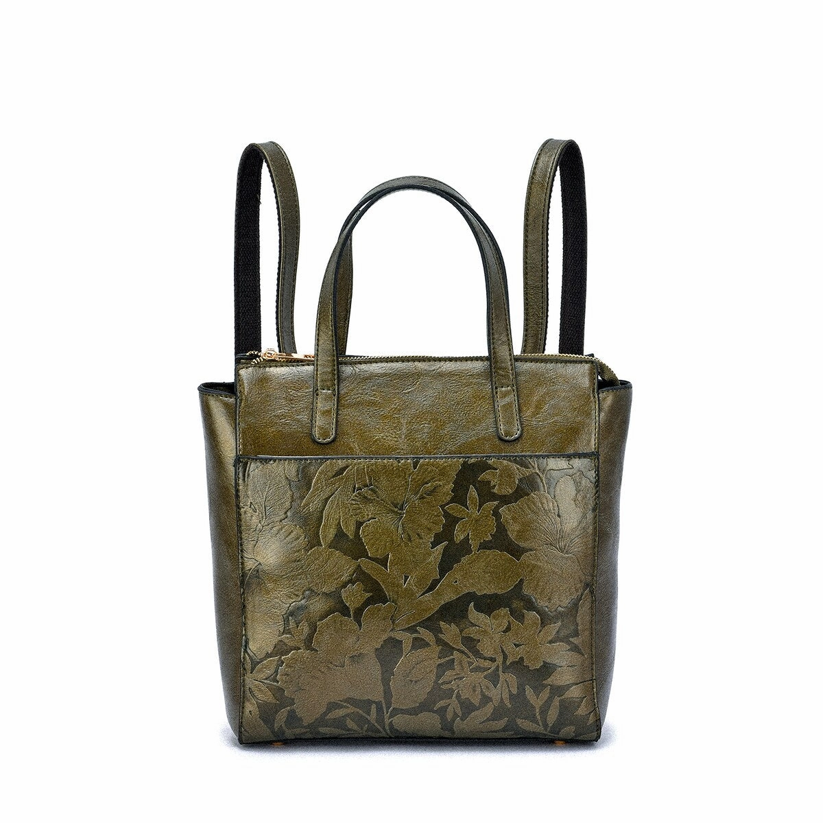 Mellow World Shia 3D Embossed Floral Convertible Shoulder Bag/Backpack