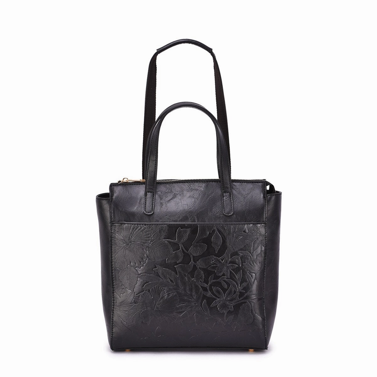 Mellow World Shia 3D Embossed Floral Convertible Shoulder Bag/Backpack