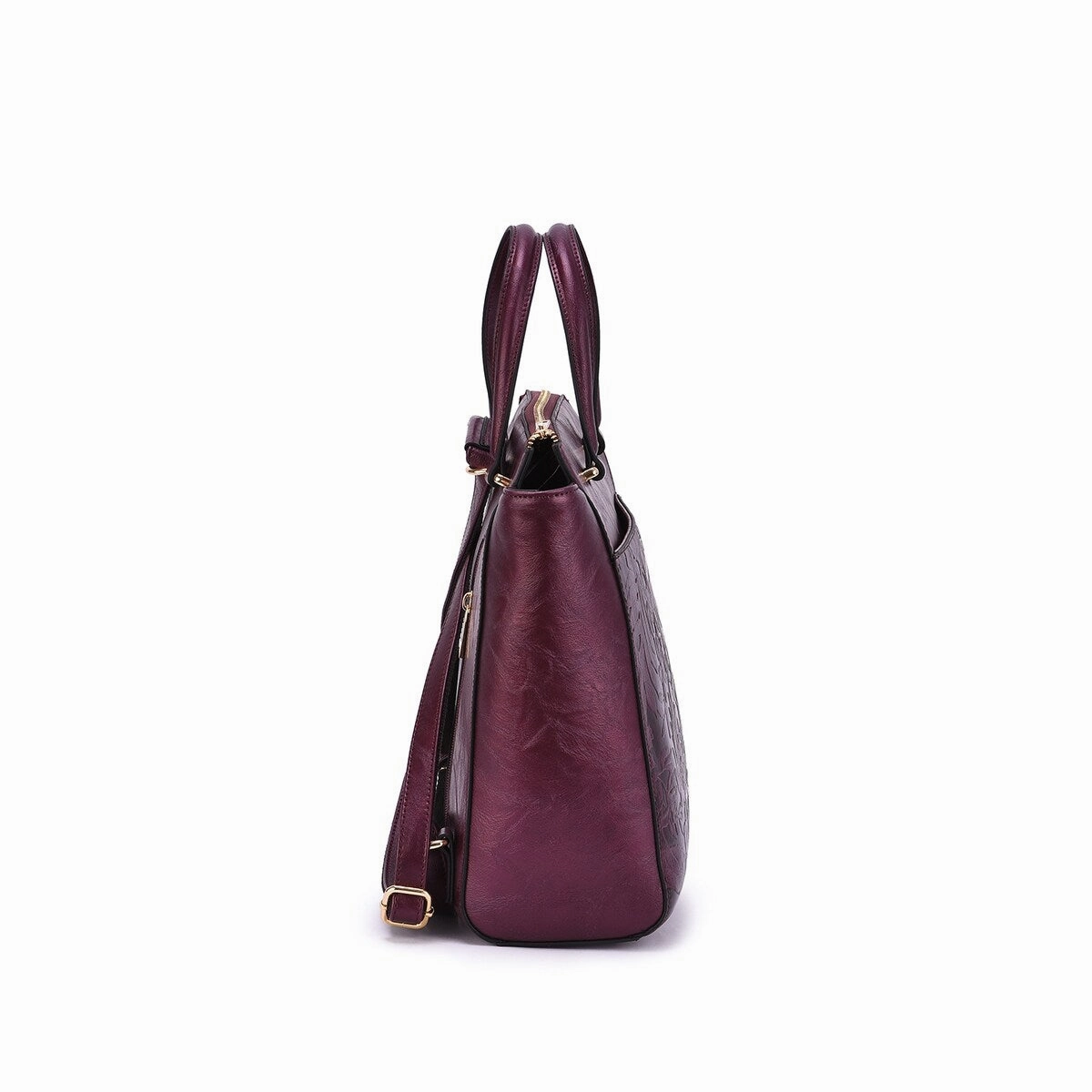 Mellow World Shia 3D Embossed Floral Convertible Shoulder Bag/Backpack