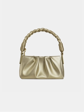 Melody Mini Cactus Leather Bag | Metallic Gold