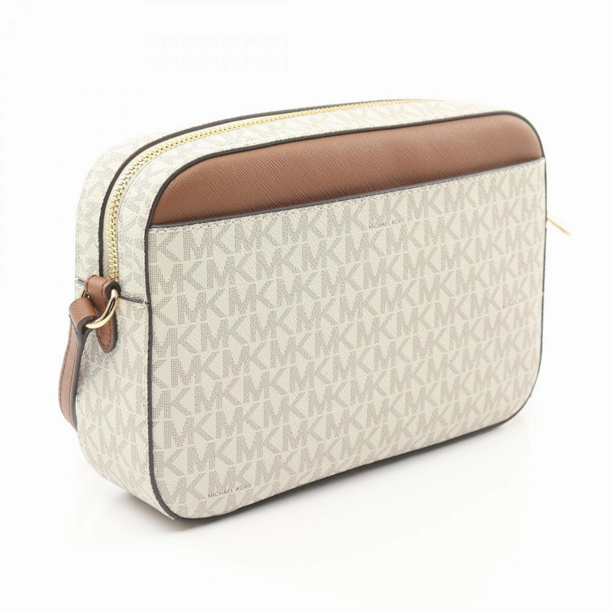 Michael Kors   Coated Canvas Leather Shoulder Bag (Pre-Owned)