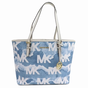 Michael Kors blue  Pvc Tote Bag (Pre-Owned)