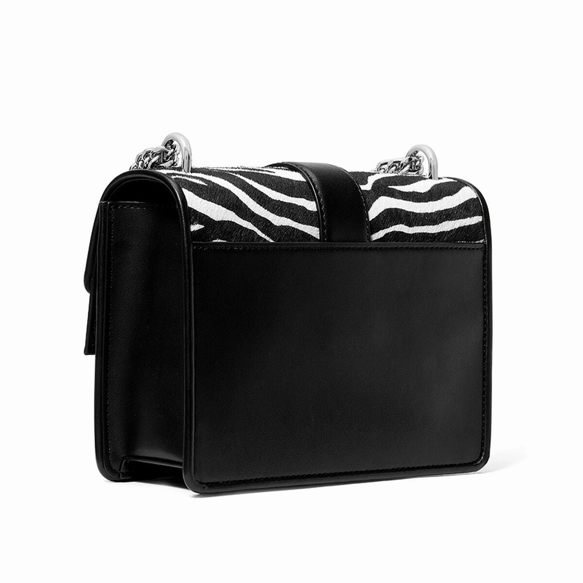 Michael Kors Chain Shoulder Bag Zebra Black