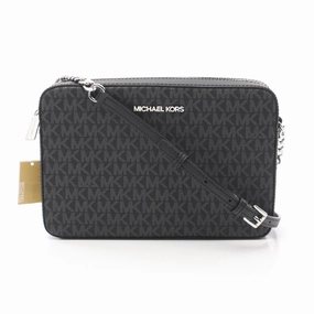 Michael Kors  Coated Canvas Leather Shoulder Bag (Pre-Owned)