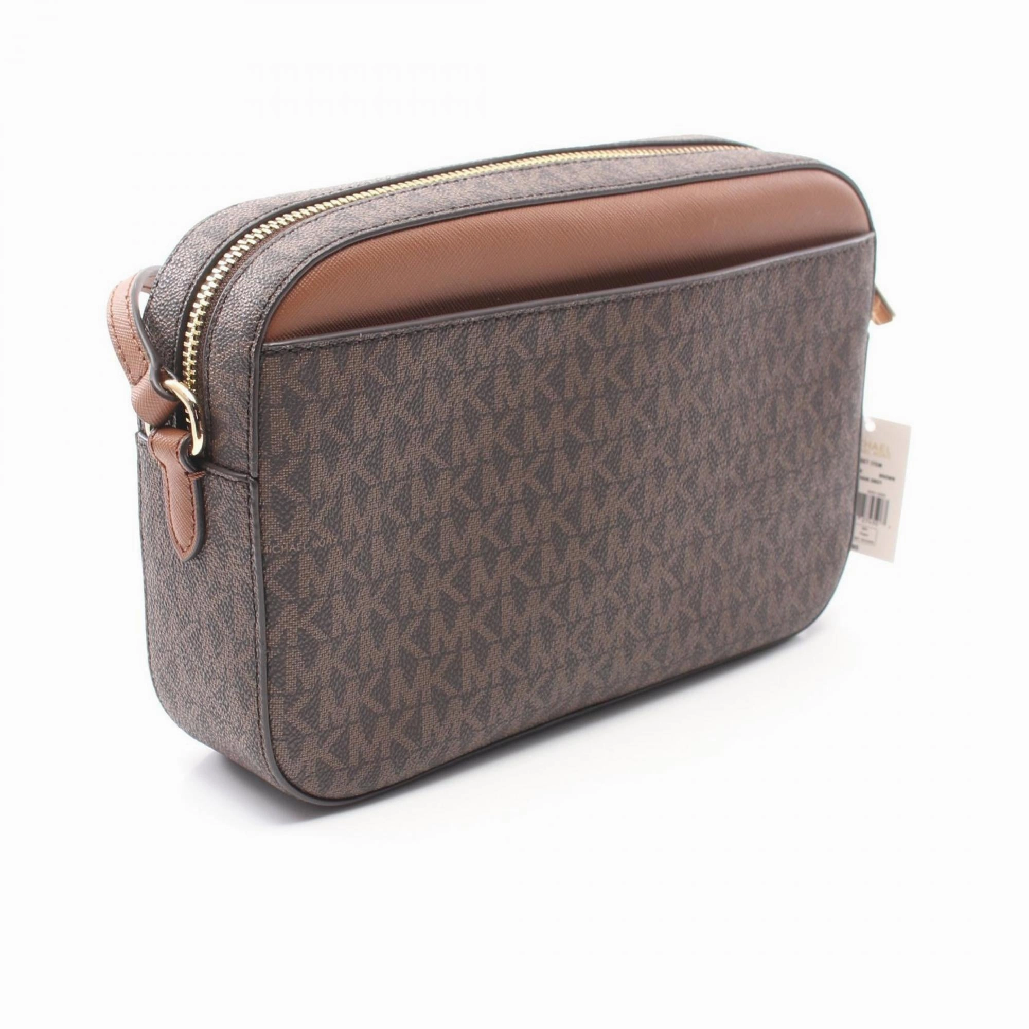 Michael Kors  Coated Canvas Leather Shoulder Bag (Pre-Owned)