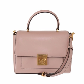 Michael Kors Elegant Pink Leather Mindy Shoulder Women's Bag