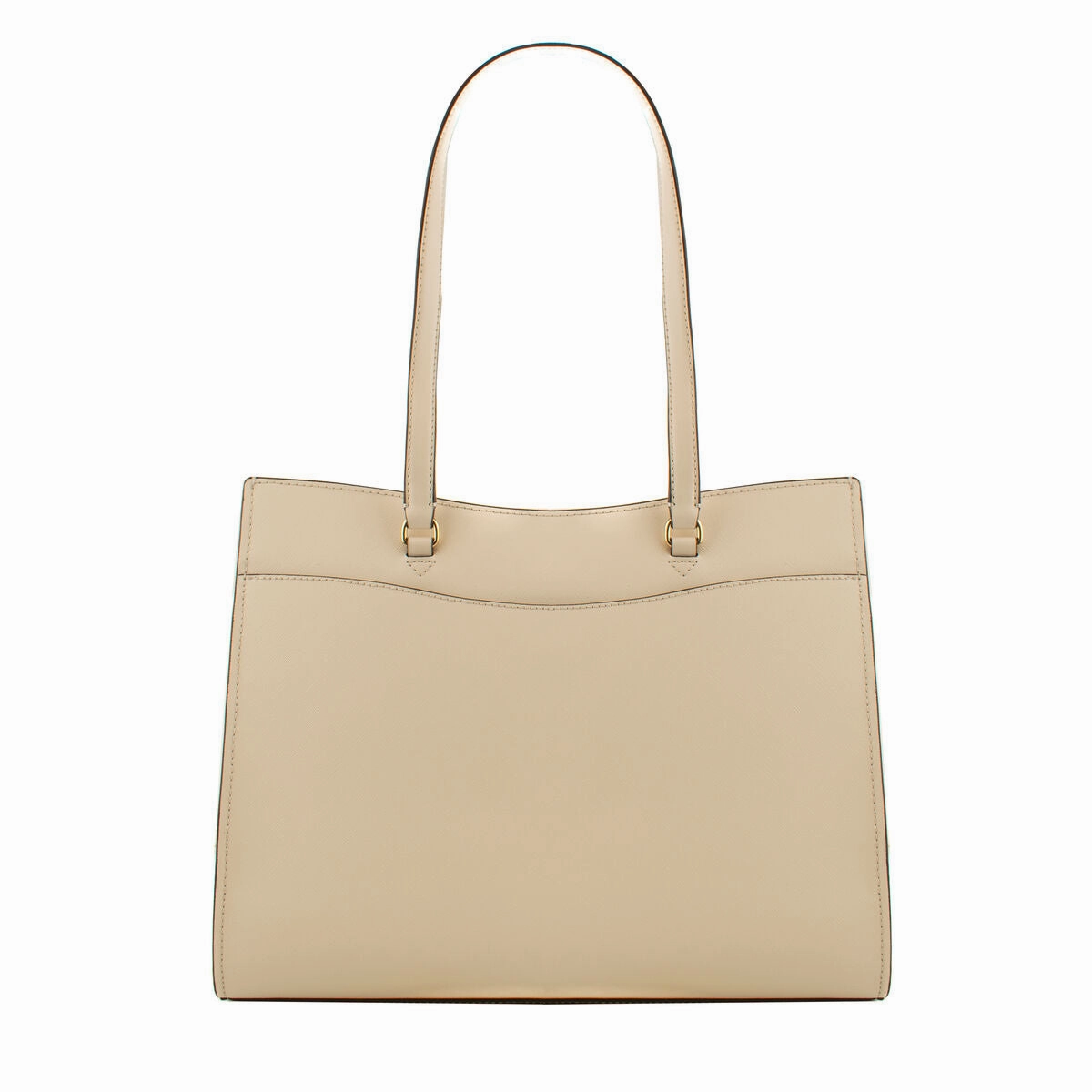 Michael Kors Leather Shoulder Bag Cream Beige