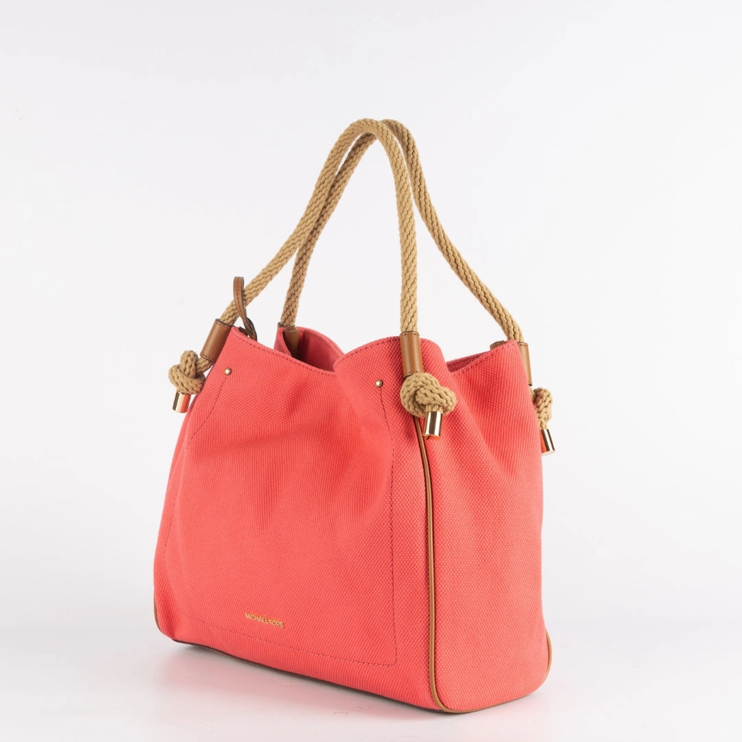 Michael Kors Natural Isla Large Shoulder Bag