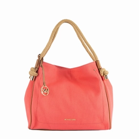 Michael Kors Natural Isla Large Shoulder Bag