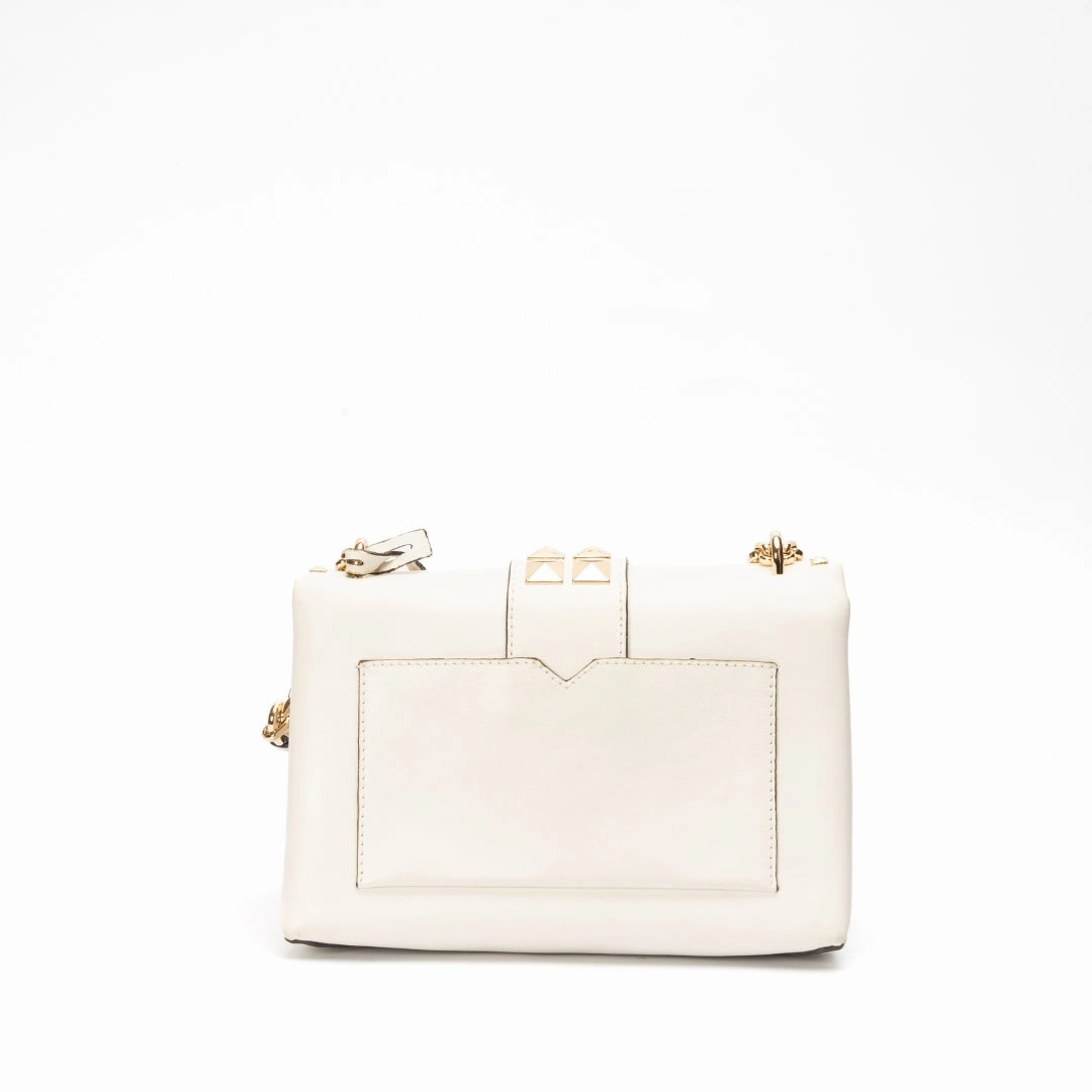 Michael Kors Optic White Cece Medium Shoulder Bag