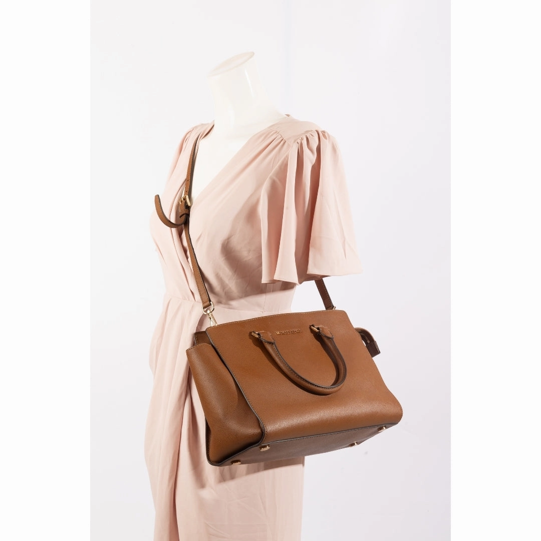 Michael Kors Selma Saffiano Leather Satchel