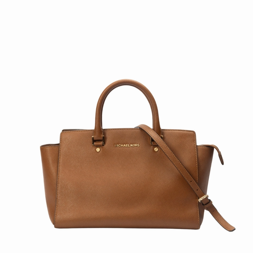 Michael Kors Selma Saffiano Leather Satchel