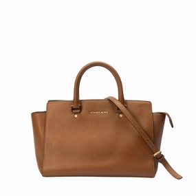 Michael Kors Selma Saffiano Leather Satchel
